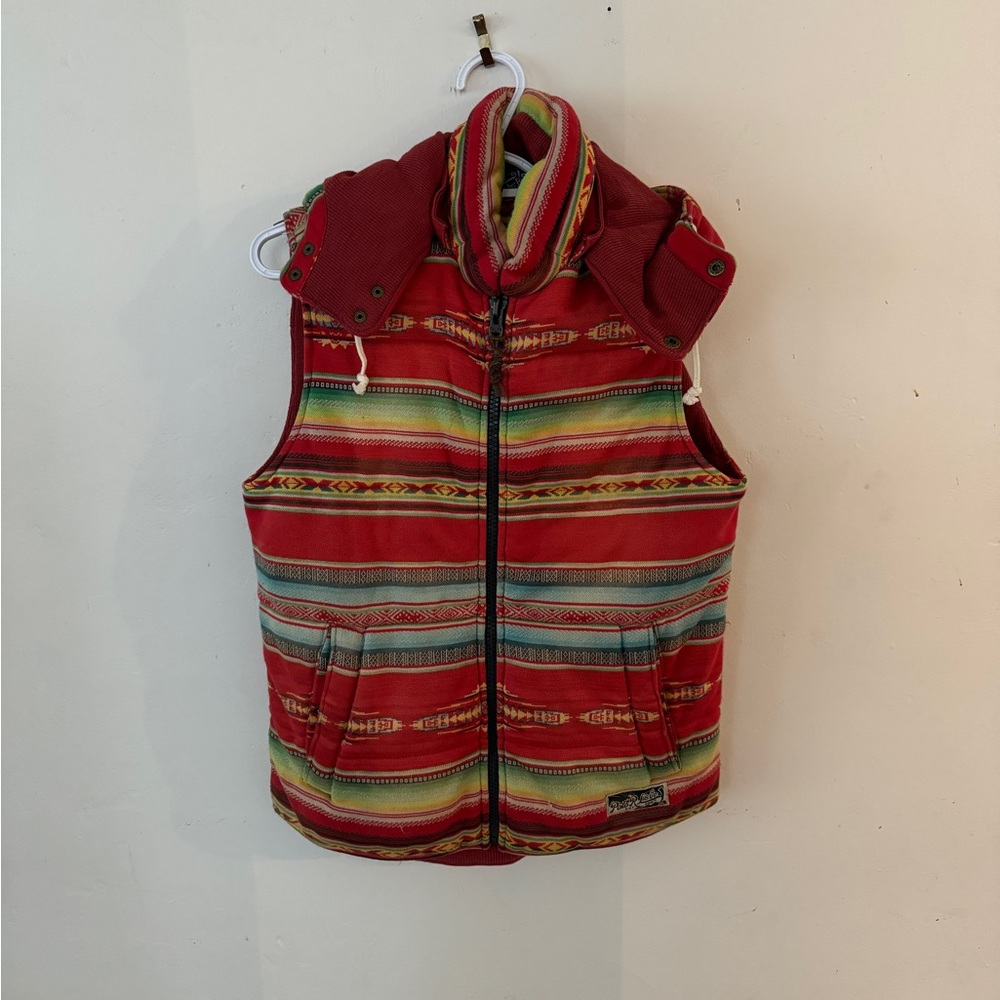 Ralph Lauren Aztec Pattern Vest - Small